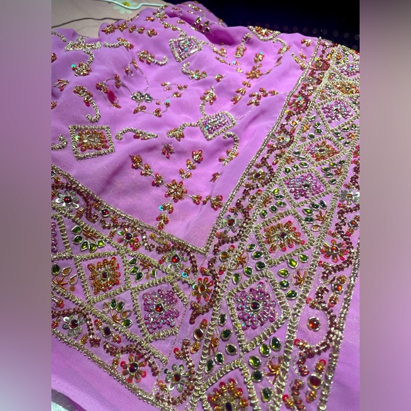Brand New Pink Saree with tags - Picture 1 of 2